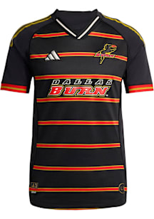FC Dallas Mens Adidas Authentic Soccer Third Authentic Jersey - Black