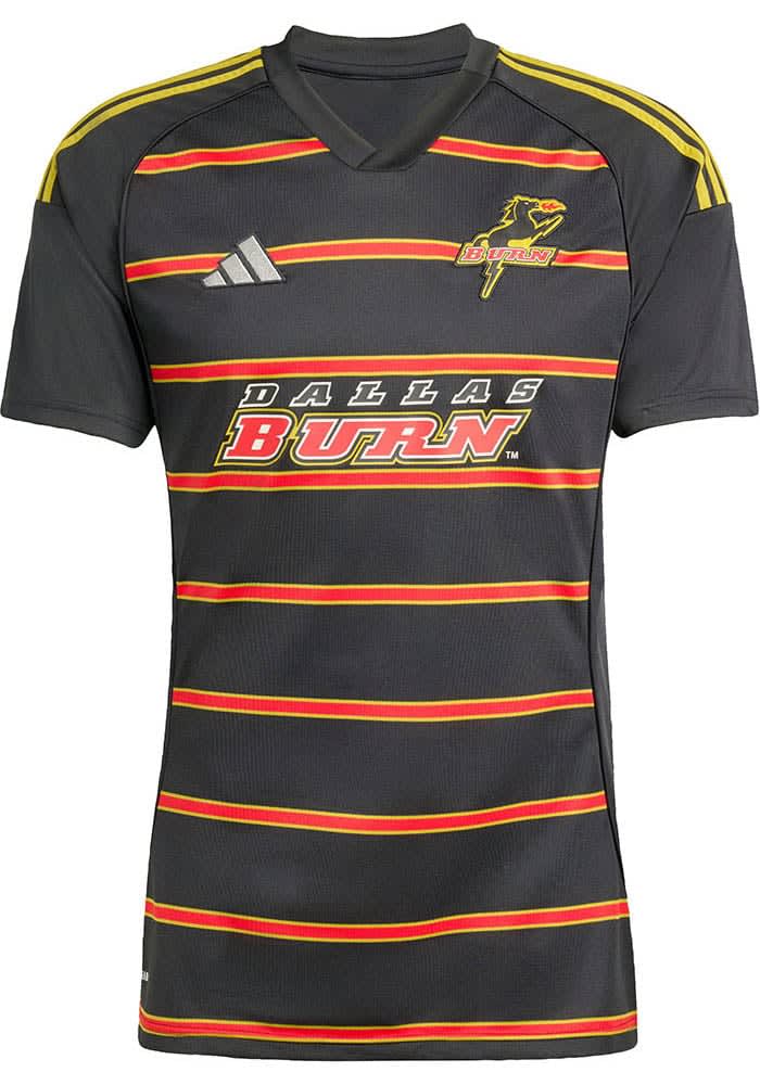 FC Dallas Mens Adidas Replica Soccer BLACK Third Jersey