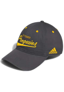 Adidas Pittsburgh Penguins Tailsweep Slouch Adjustable Hat - Grey