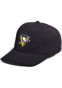 Adidas Pittsburgh Penguins Mens Black Cotton Slouch Stretch Flex Hat