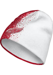 Adidas Detroit Red Wings Red Half and Half Cuffless Beanie Mens Knit Hat