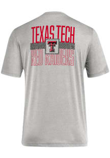 Adidas Texas Tech Red Raiders Red Meet In The Middle Blend Short Sleeve Fashion T Shirt