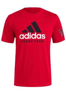 Adidas Texas Tech Red Raiders Red School DNA Short Sleeve T Shirt