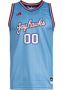 Adidas Kansas Jayhawks Light Blue Swingman Replica Jersey