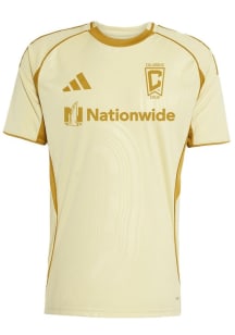 Adidas Columbus Crew Mens Gold One Planet Prematch Pre-match Jersey
