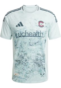 Colorado Rapids Mens Adidas Authentic Soccer 25-26 Away Jersey - Green