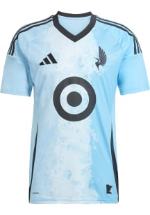 Minnesota United FC Mens Adidas Replica Soccer 25-26 Away Jersey - Light Blue