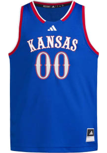 Adidas Kansas Jayhawks Youth Swingman No 00 Blue Basketball Jersey