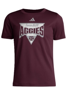 Adidas Texas A&amp;M Aggies Youth Maroon What A Relief Short Sleeve T-Shirt