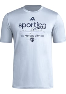 Adidas Sporting Kansas City Light Blue Vintage Worldie Short Sleeve T Shirt