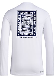 Adidas Sporting Kansas City White Local Warp Long Sleeve T-Shirt