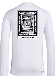 Adidas Minnesota United FC White Local Warp Long Sleeve T-Shirt