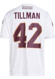 Pat Tillman  Adidas Arizona State Sun Devils White Name and Number 42 Football Jersey