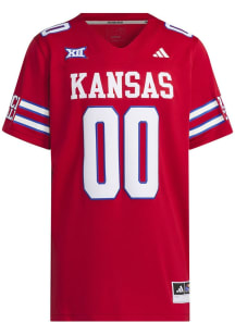 Adidas Kansas Jayhawks Red Strategy Football Jersey