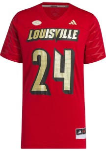 Adidas Louisville Cardinals Red ADIZERO Strategy Football Jersey