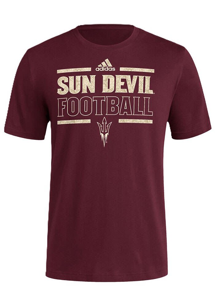 Adidas Arizona State Sun Devils MAROON Snakeskin Football Fresh