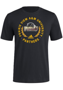 Adidas Prairie View A&amp;M Panthers Black HBCU Fresh Short Sleeve T Shirt