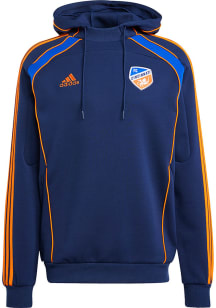 Adidas FC Cincinnati Mens Navy Blue Travel Hood
