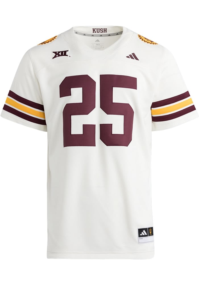 Adidas Arizona State Sun Devils White Football Strategy Jersey
