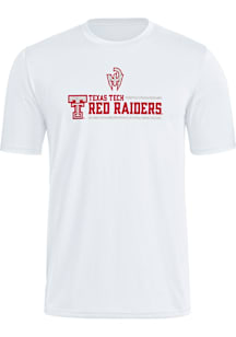Adidas Texas Tech Red Raiders White Strategy Short Sleeve T Shirt