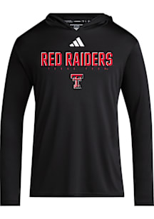 Adidas Texas Tech Red Raiders Mens Black Training Hood
