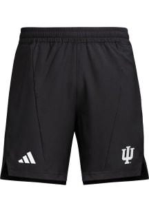 Mens Indiana Hoosiers Black Adidas Training Shorts