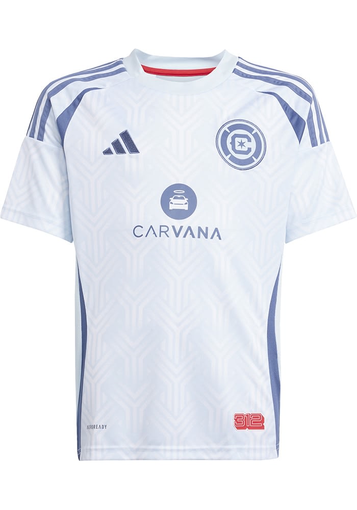 Adidas Chicago Fire Youth LIGHT BLUE 25/26 Away Replica Soccer