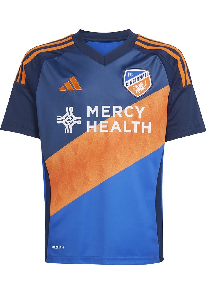 Adidas FC Cincinnati Youth ROYAL 25/26 Home Replica Soccer Jersey