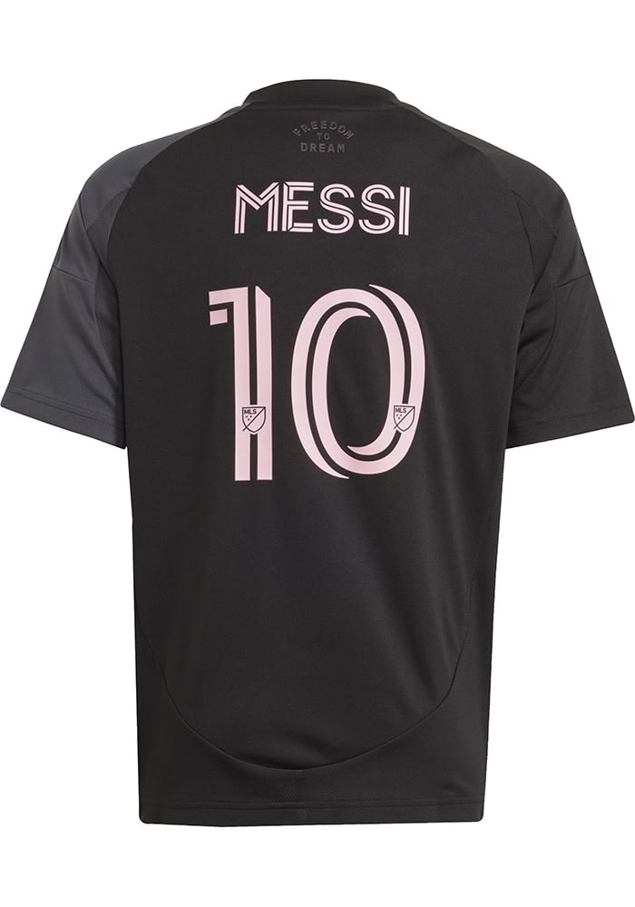 Lionel Messi Adidas Inter Miami CF Youth BLACK 25/26 Away Replica