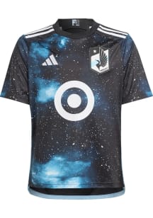 Adidas Minnesota United FC Youth Black 24/25 Home Replica Soccer Jersey