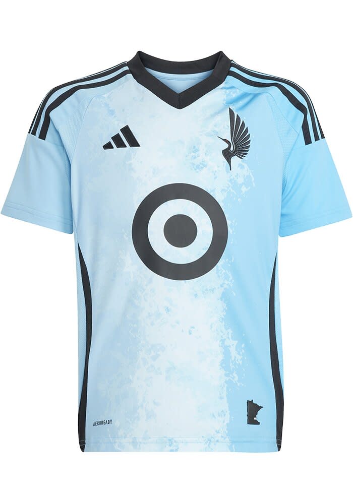 Adidas Minnesota United FC Youth LIGHT BLUE 25/26 Away Replica