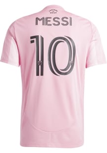 Lionel Messi Inter Miami CF Mens Replica Soccer 25-26 Home Jersey - Pink