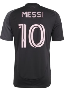 Lionel Messi Inter Miami CF Mens Replica Soccer 25-26 Away Jersey - Black