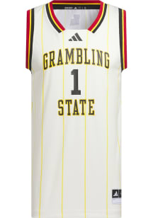 Adidas Grambling State Tigers White Swingman Jersey