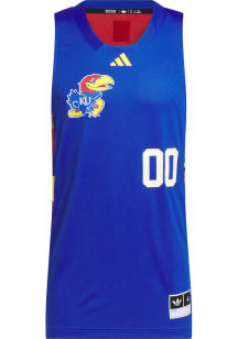 Adidas Kansas Jayhawks Blue BHM Jersey