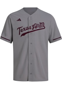 Adidas Texas A&amp;M Aggies Mens Grey Replica Jersey