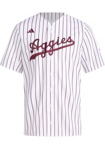 Adidas Texas A&amp;M Aggies Mens White Replica Jersey