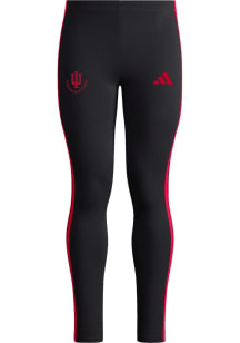 Womens Indiana Hoosiers Black Adidas Top Accolade Pants