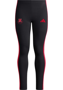 Womens Nebraska Cornhuskers Black Adidas Top Accolade Pants