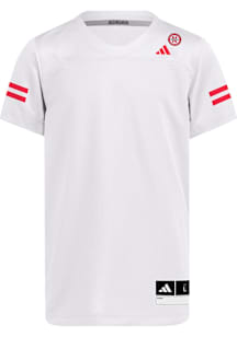 Adidas Nebraska Cornhuskers Youth White Replica Football Jersey