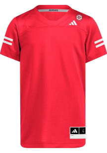 Youth Nebraska Cornhuskers Red Adidas Blank Football Jersey Jersey