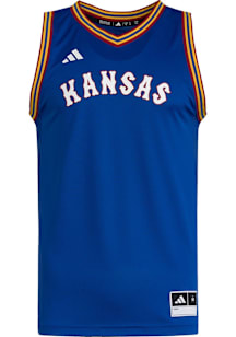 Adidas Kansas Jayhawks Blue Swingman NIL Replica Jersey