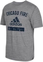 Adidas Chicago Fire Grey Equipment Short Sleeve Fashion T Shirt