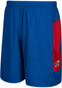 Adidas Kansas Jayhawks Mens Blue Sideline Short Shorts