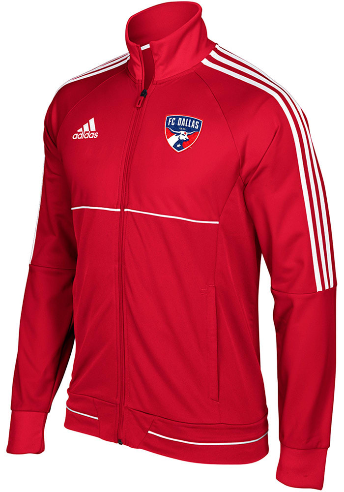 Adidas FC Dallas Mens Red Anthem Track Jacket