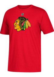 Duncan Keith Chicago Blackhawks Red Name and Number Short Sleeve Player T Shirt