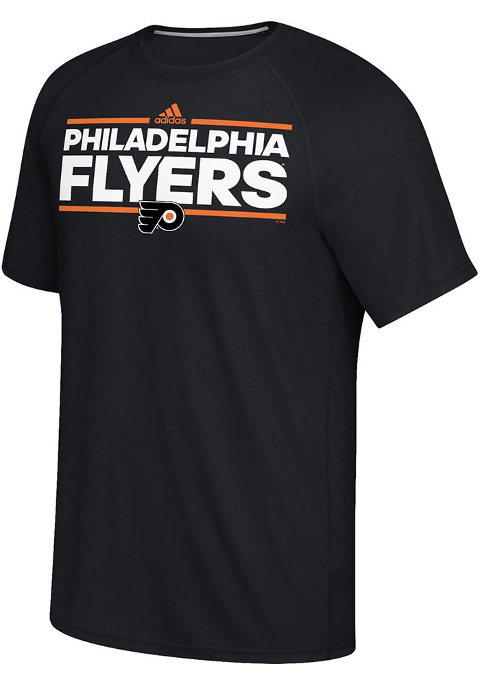 Adidas Philadelphia Flyers Black Dassler Short Sleeve T Shirt