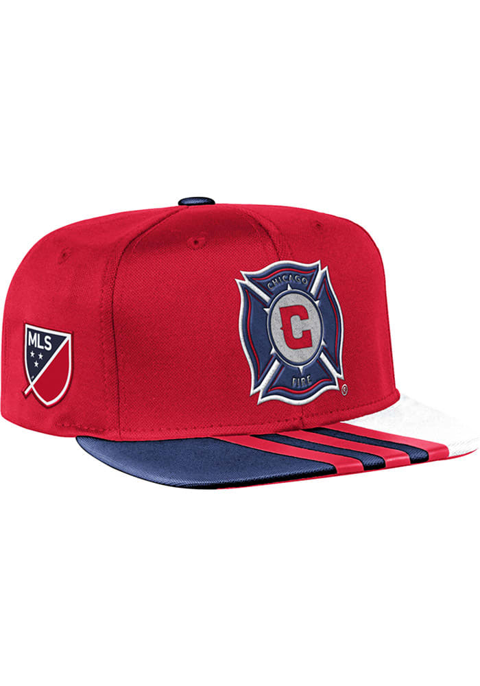 Adidas Chicago Fire Red 2017 Authentic Team Mens Snapback Hat