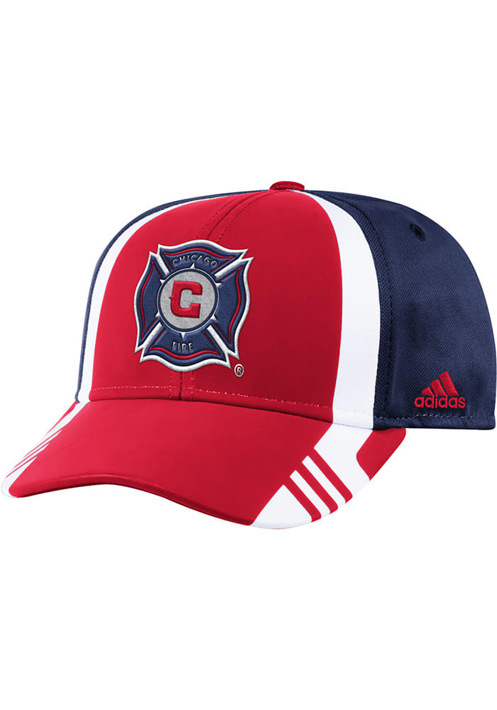 Adidas Chicago Fire 2017 Authentic Team Adjustable Hat - Red