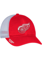 Adidas Detroit Red Wings Mens Red Meshback Slouch Flex Hat